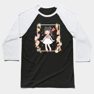 Nia's ice cream Baseball T-Shirt